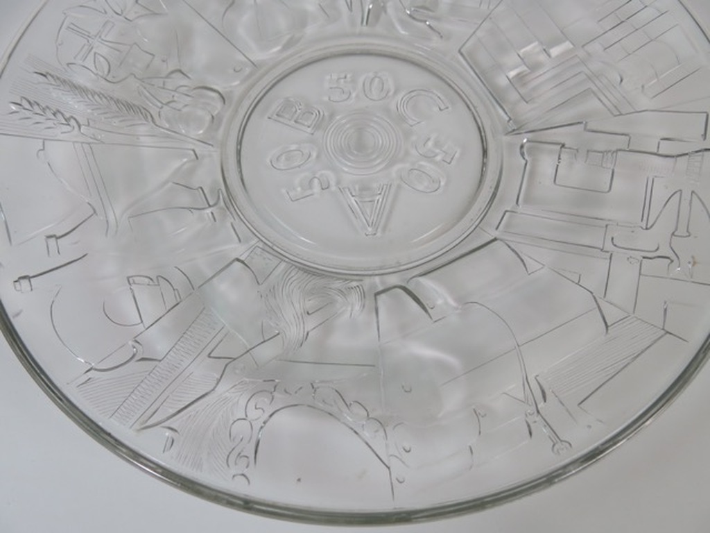 G.J. Thomassen voor Leerdam: Glas, ABC-jubileum bord kopen? Bied vanaf 1!