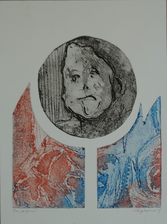 Tanja Boxman - gesigneerde ets - La Femme - 1995 kopen? Bied vanaf 10!