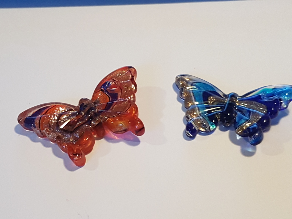 Murano glas pendant - Lotto Butterfly 2 pz kopen? Bied vanaf 1!