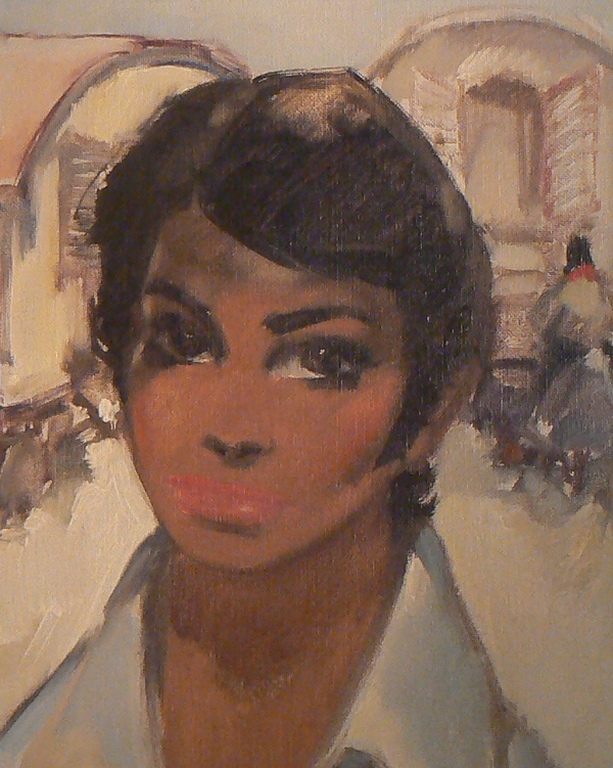 Willem Jilts Pol (1905-1988)  --  Zigeunerportret  --  olieverf op doek kopen? Bied vanaf 60!