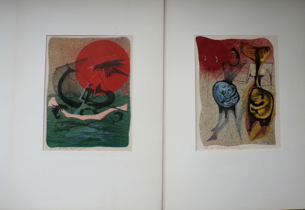Harry van Kruiningen - complete uitgave: : - "Akhnaton" - 1954 - incl. 8 litho's kopen? Bied vanaf 325!