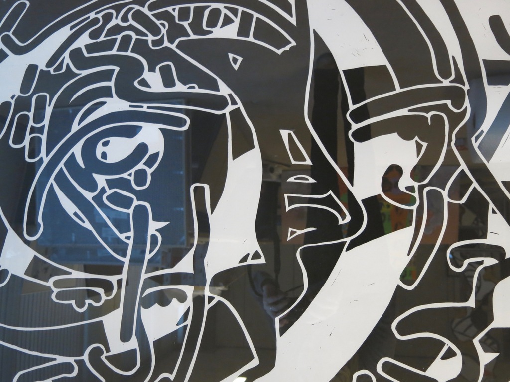 Bart Verburg: Lino, Zonder titel - Ingelijst (Zeer groot) kopen? Bied vanaf 100!