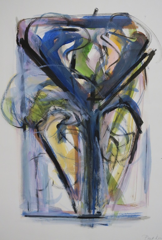 Peet Knook: Gouache, Zonder titel  kopen? Bied vanaf 1!