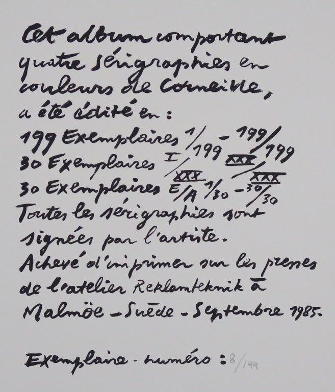 Corneille: Portfolio met 4 zeefdrukken in bijbehorende map, Mediterrannee  kopen? Bied vanaf 280!