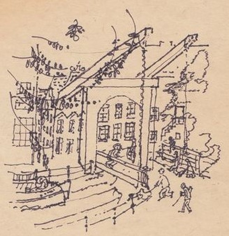 Onbekende Kunstenaar - 2 Pentekeningen - Amsterdam 700 jaar (1975) kopen? Bied vanaf 1!