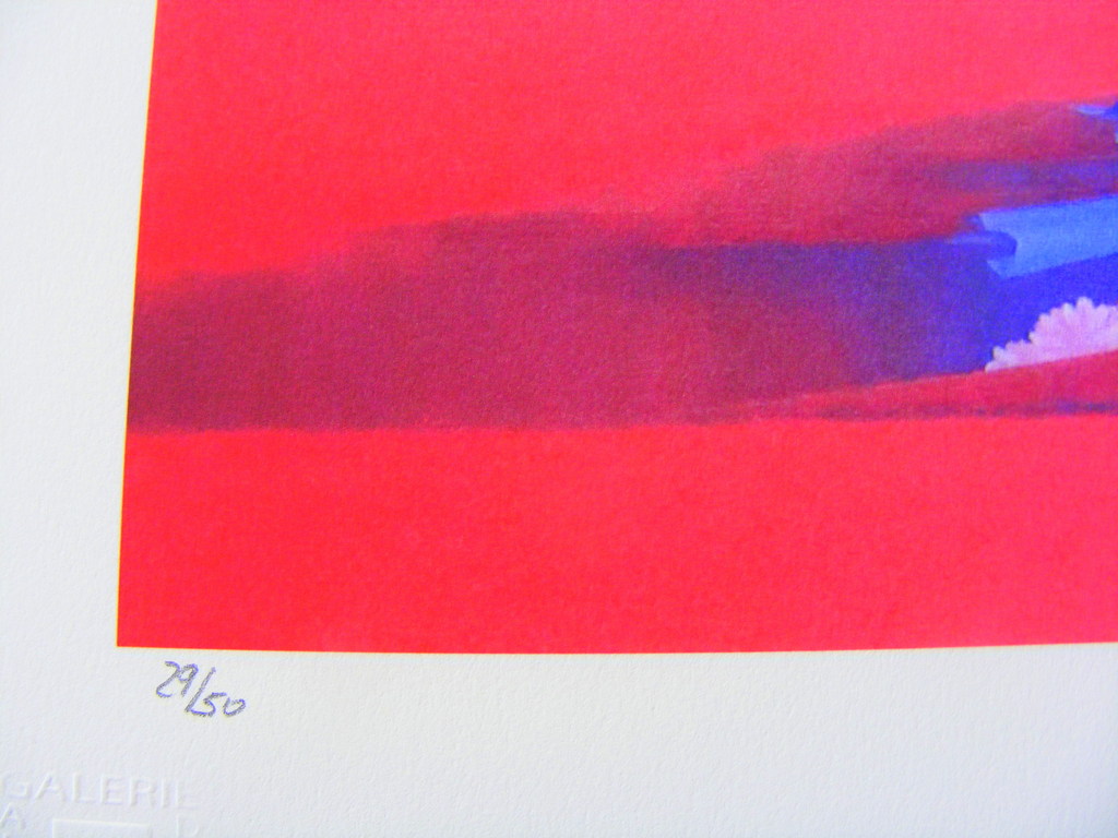 Wolfgang Hutter, "Die Begutachtung des Hermaphroditen", glicee, handgesigneerd kopen? Bied vanaf 50!