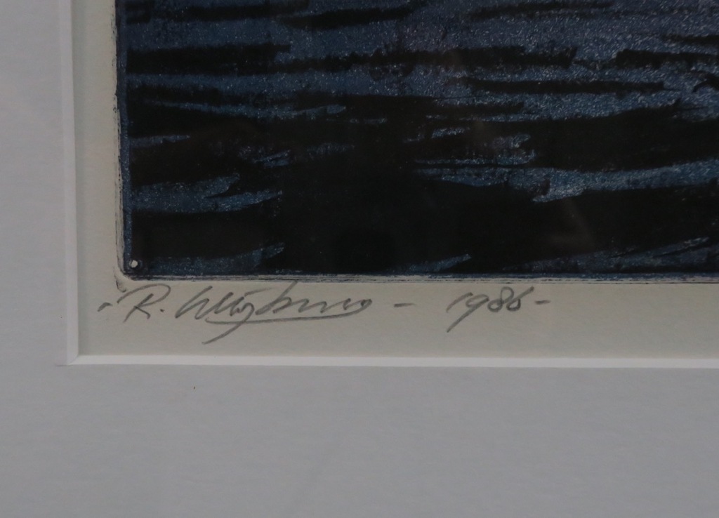 Rolf Weijburg: Ets, Zil Ladigue - Ingelijst kopen? Bied vanaf 50!