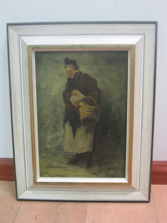 gesigneerd G.J.Staller olieverf "Amsterdams vrouwtje" gedateerd 1934 kopen? Bied vanaf 1!