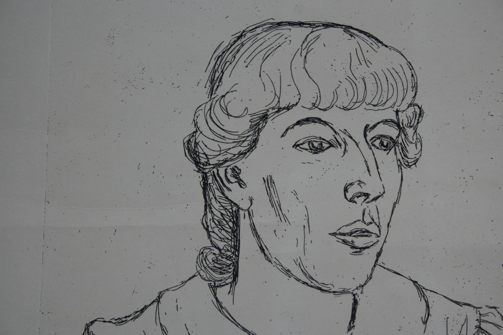 Jan Wiegers - ets - portret van een vrouw kopen? Bied vanaf 15!