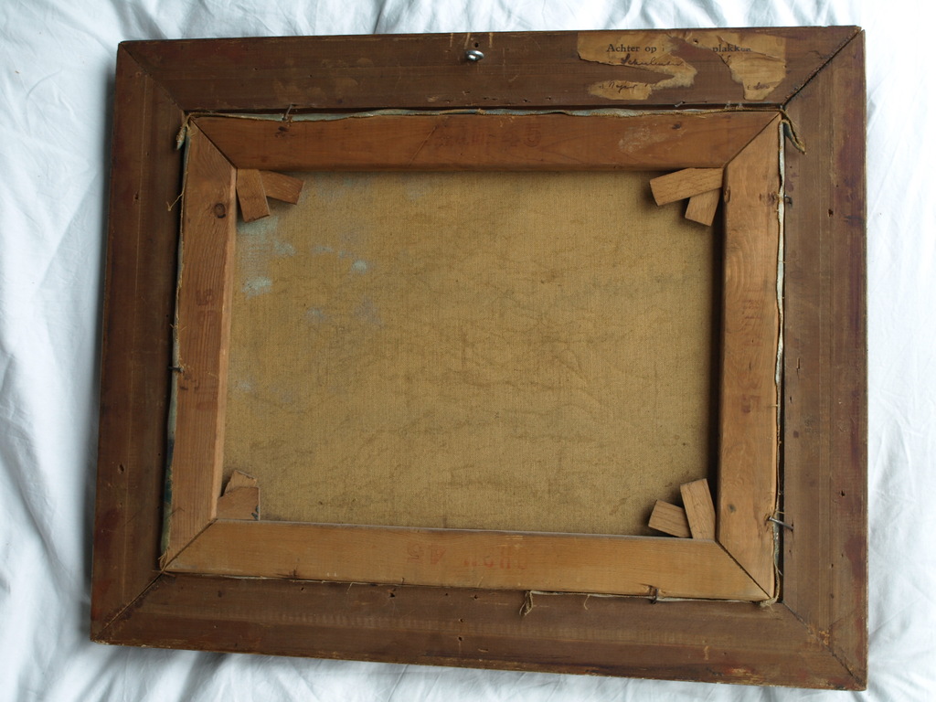 David Schulman : Olieverf op doek â��Stadsgezicht Amsterdamâ��gesigneerd & ingelijst kopen? Bied vanaf 500!