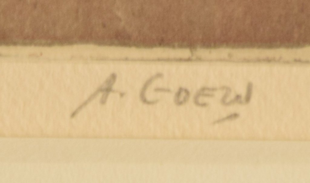 André Goezu - Ets en aquatint op papier - Aurora kopen? Bied vanaf 20!