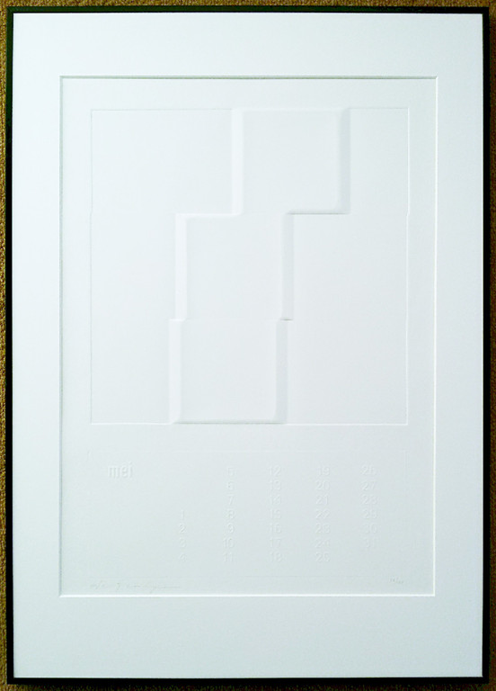 Harry van Kuyk - Mei (1974), reliëfdruk (mooi ingelijst) kopen? Bied vanaf 225!