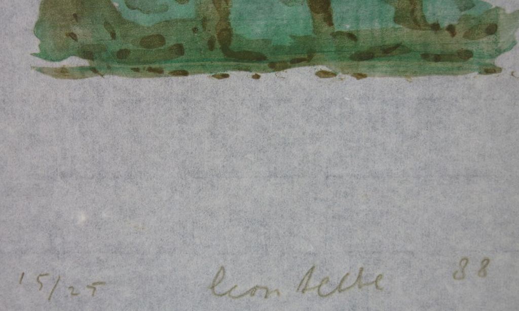 Leon Tebbe: Houtsnede, Landschap kopen? Bied vanaf 1!