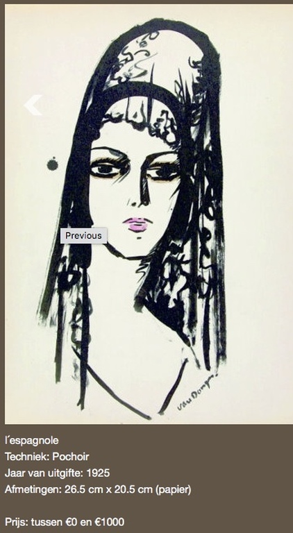 Kees van Dongen, pochoir uit  kopen? Bied vanaf 225!