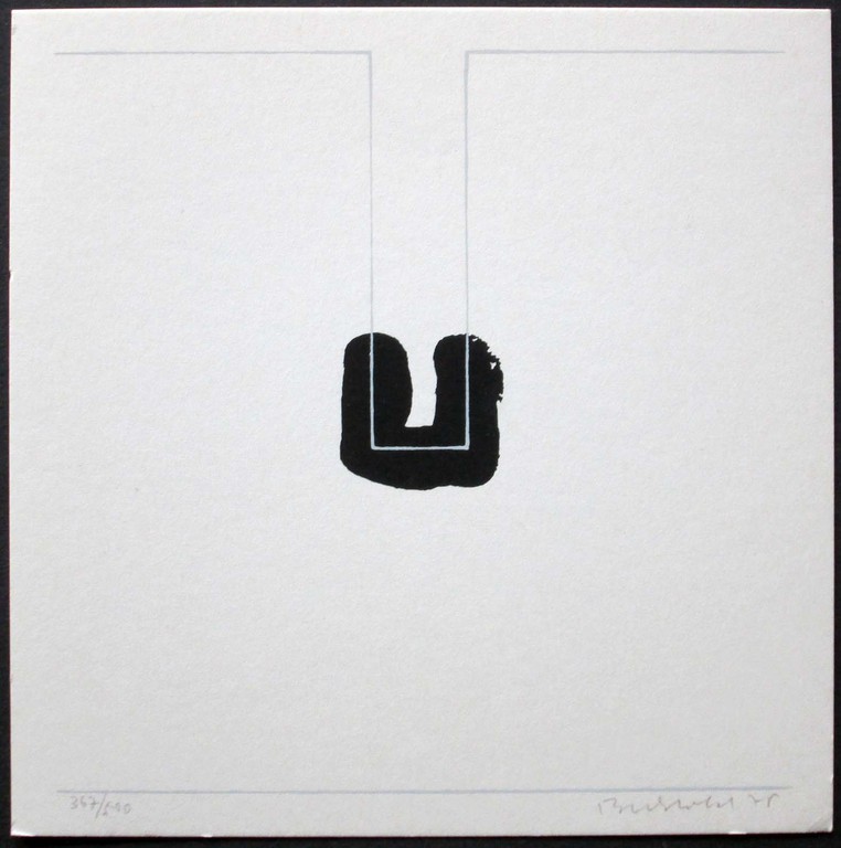 Erwin Bechtold - Komposition - lithografie 1975 - handgesigneerd en genummerd kopen? Bied vanaf 20!