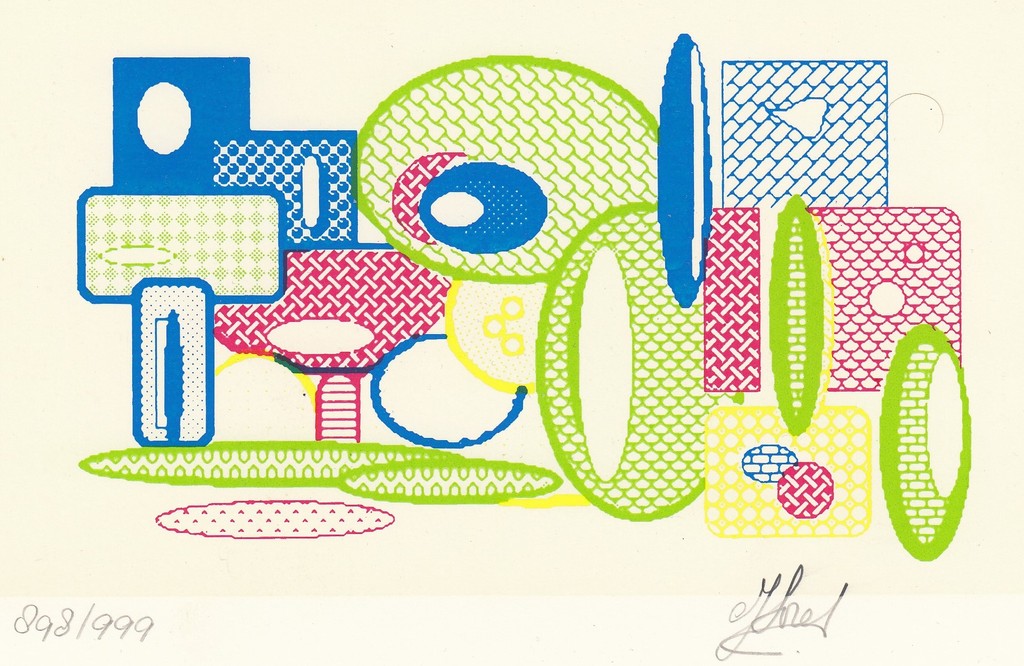 Onbekende Kunstenaar: Zeefdruk, zonder titel kopen? Bied vanaf 1!