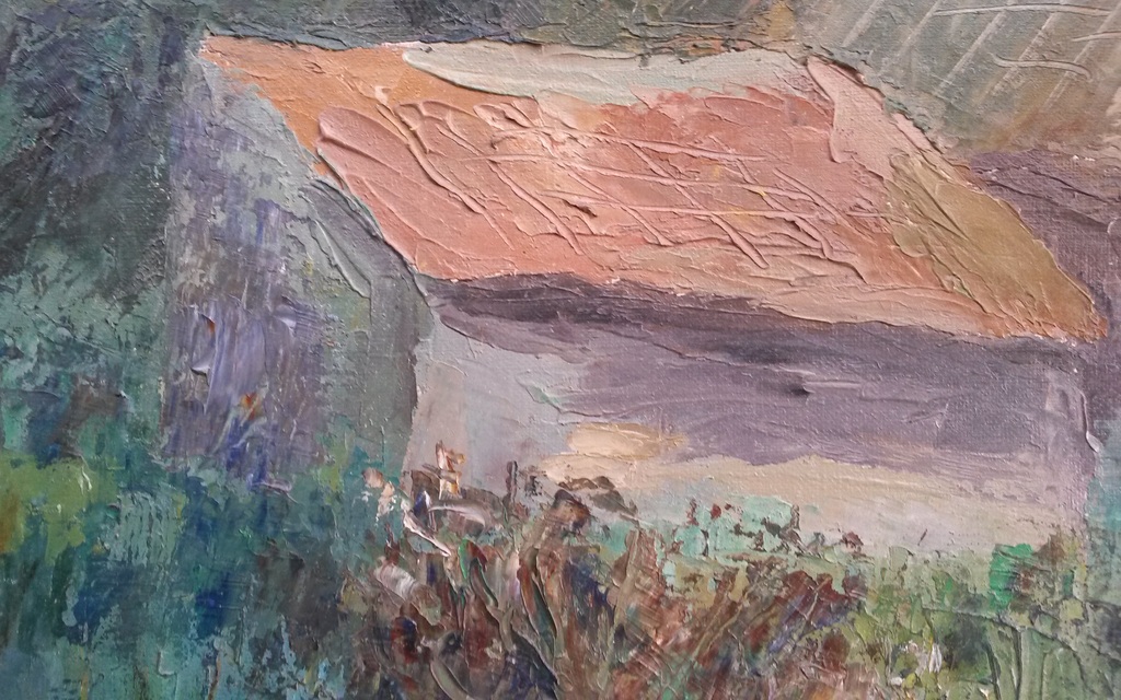 André van der Vossen - Landschap met boerderij - olieverf op doek - gesigneerd kopen? Bied vanaf 125!