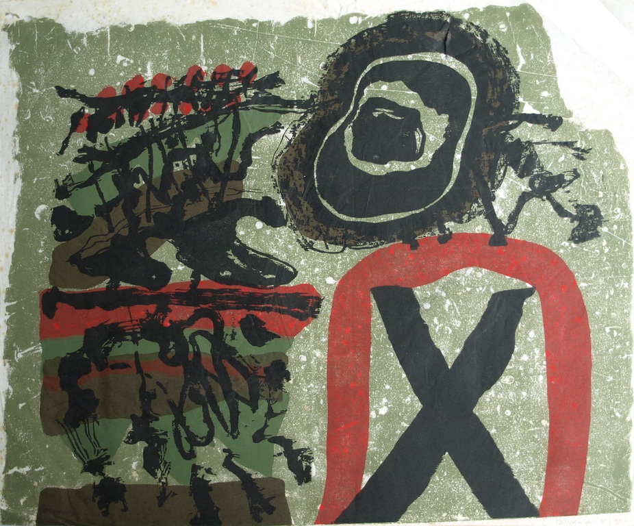 Jef Diederen : Litho – Zonder titel – Gesigneerd – 1966 – Prent 190 kopen? Bied vanaf 1!