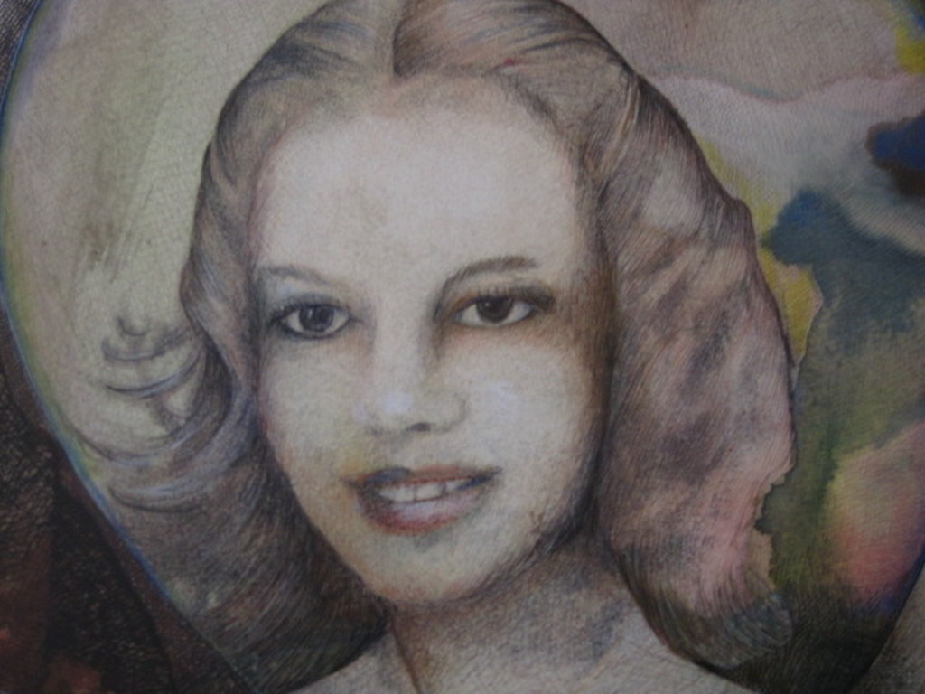 Meesterlijk gedetailleerd groot Aquarel "Rindana" van Georg Hadeler (1939-)  kopen? Bied vanaf 1!