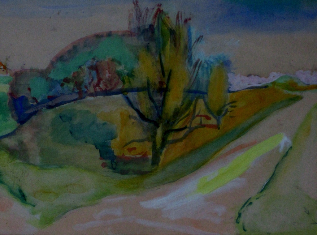 Gerrit Jan de Geus - Pastel/aquarel - Krommenie 1954 kopen? Bied vanaf 85!