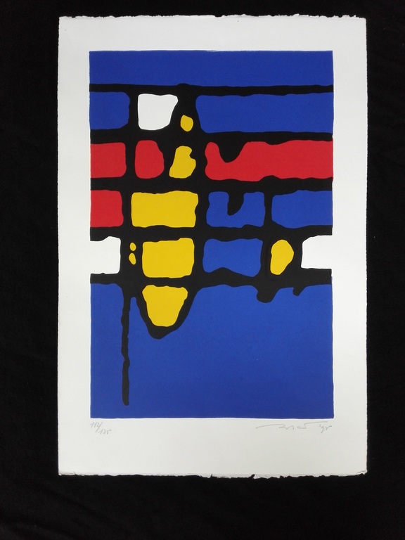 Willem Brauck, zeefdruk op papier kopen? Bied vanaf 25!