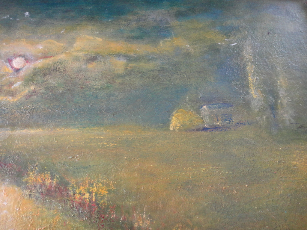 Paul van Eeden, olieverf op board, landschap bij maanlicht kopen? Bied vanaf 1!