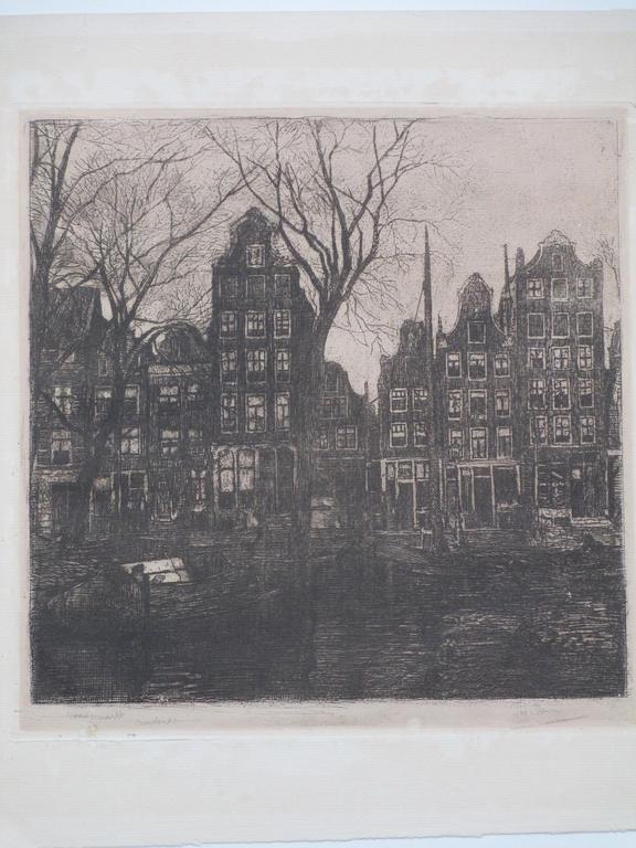 Pol Dom, Noordermarkt Amsterdams , Ets verkocht voor € 40!