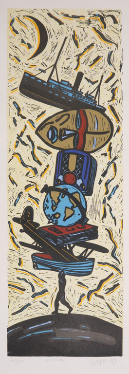 Hans Wap: Zeefdruk, Nomade kopen? Bied vanaf 20!