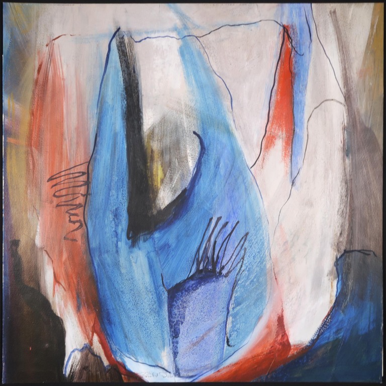 Ronald Debbaut - Ronald Debbaut: Acryl op papier, Zonder titel II kopen? Bied vanaf 1!