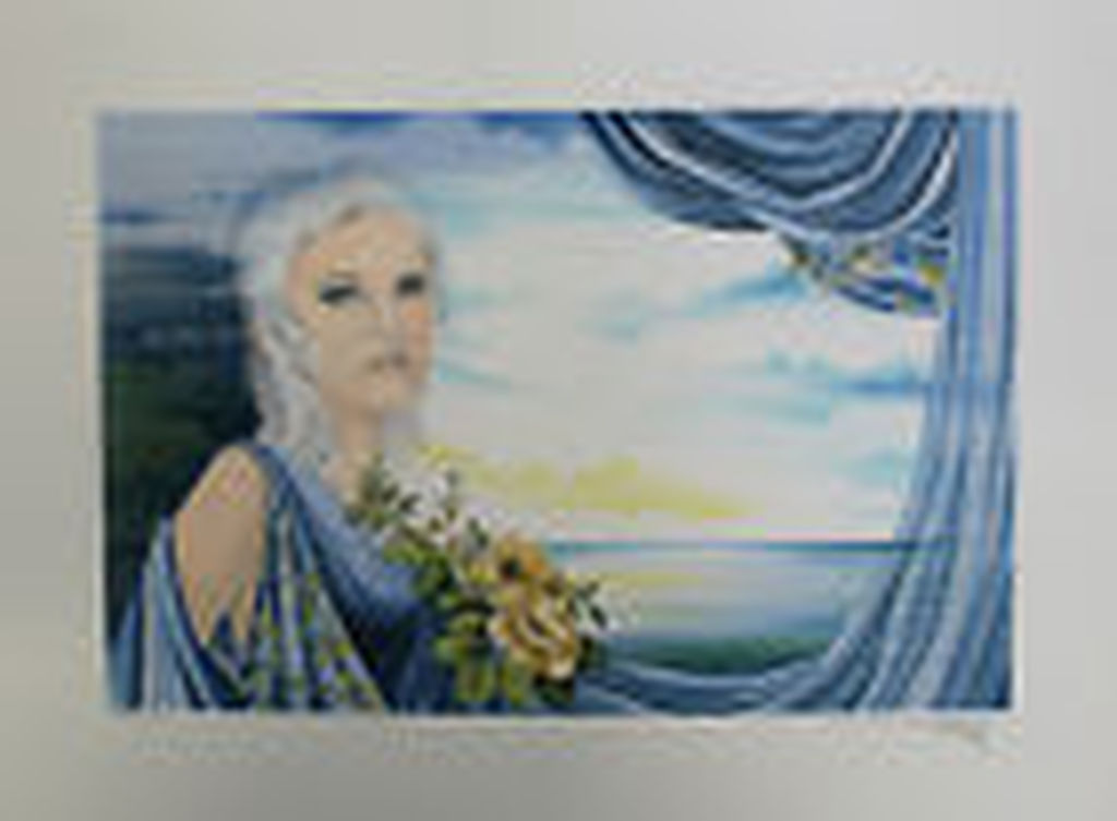 Bertin - Femme Avec Fleurs - Lithografie  - Handgesigneerd - Oplage 250+500+E.A. kopen? Bied vanaf 1!