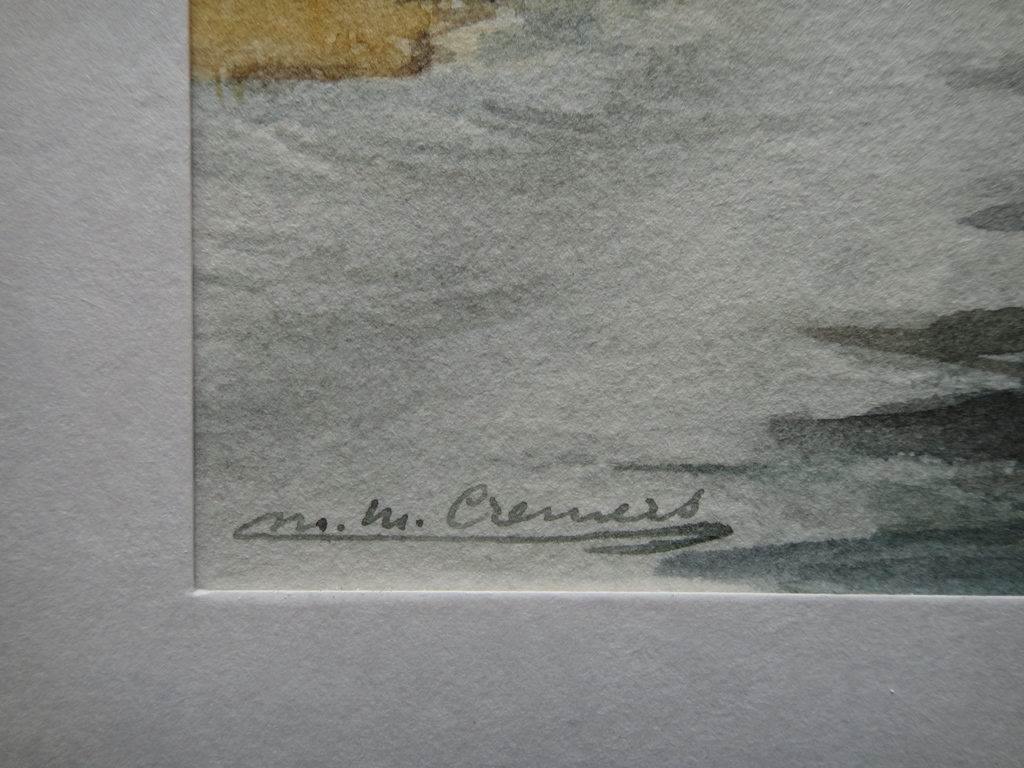 Marijke Cremers, aquarel, rietkraag aan plas met overvliegende eenden kopen? Bied vanaf 1!