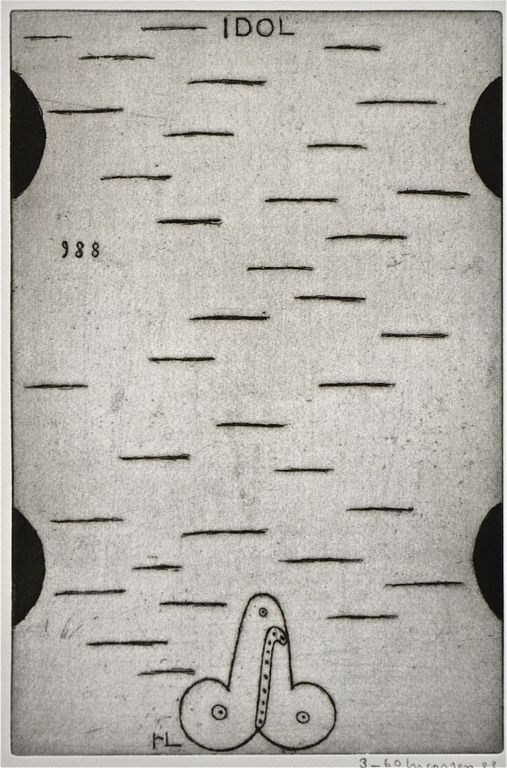 Reinier Lucassen: Ets. Idol verkocht voor € 120!