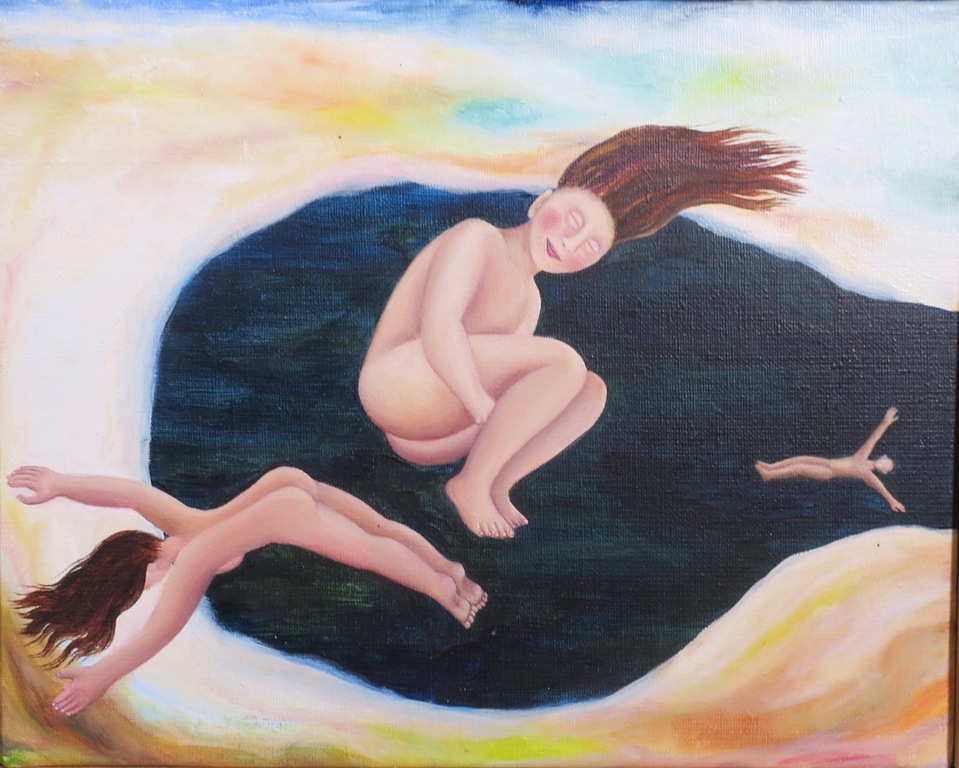 Danielle Lemaire: Olieverf op doek, Zonder titel - Ingelijst kopen? Bied vanaf 80!