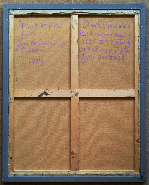 Daniël Tavenier - Huid & vis, gemengde techniek (ingelijst, groot) kopen? Bied vanaf 1!