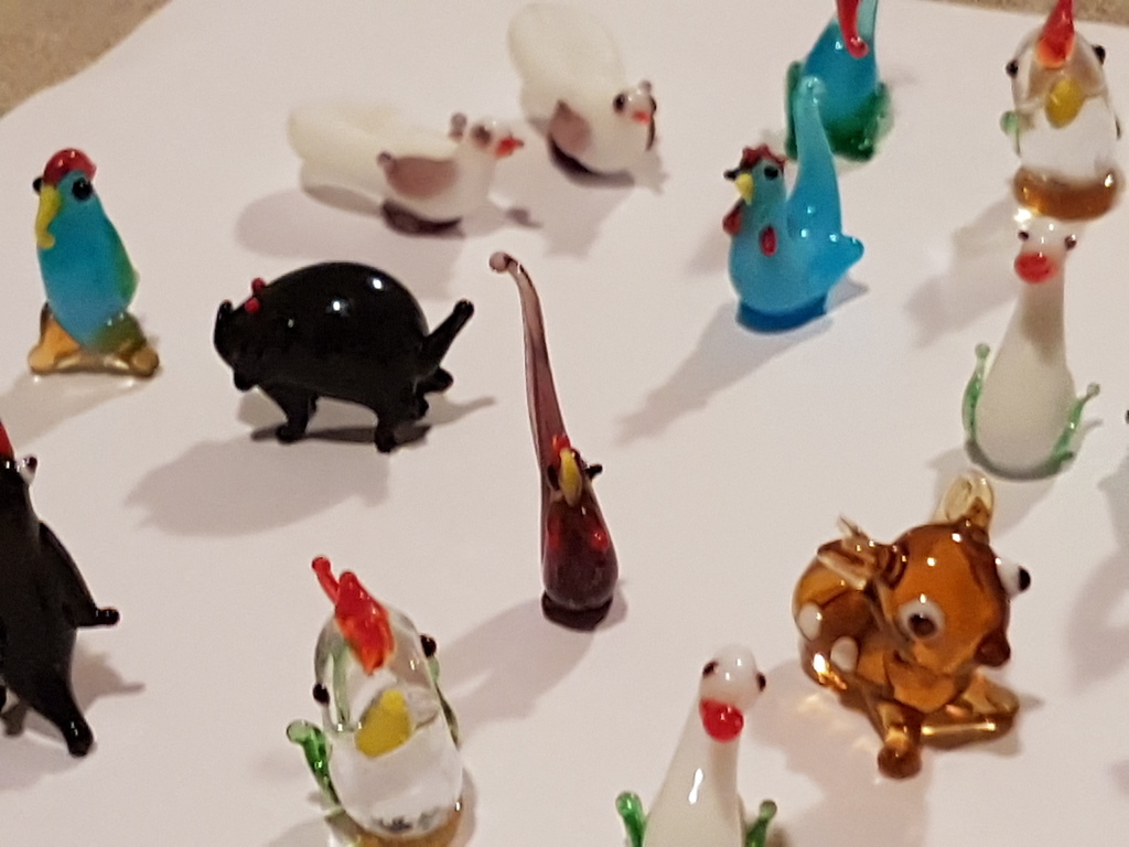 Zoo miniature in Murano glas-Venezia anni 65/70 lot 25pz kopen? Bied vanaf 12!
