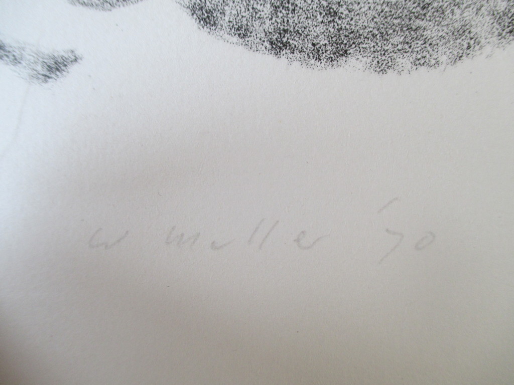 Wout Muller, litho 1970 kopen? Bied vanaf 50!