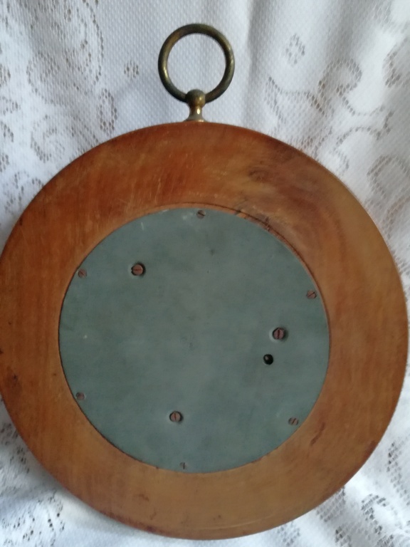 oude barometer uit de jaren 1960 - achteraan getekend F.Y.L -- werkende staat kopen? Bied vanaf 25!