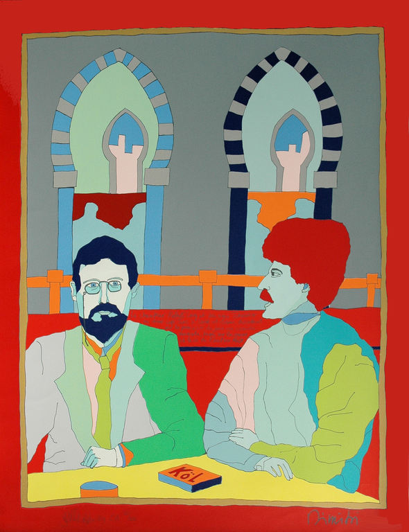 Dimitri Frenkel Frank - Robert Long - Ongesigneerde zeefdruk - 1989 verkocht voor € 70!