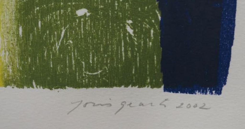 Joris Geurts: Houtsnede, Zonder titel - Ingelijst kopen? Bied vanaf 35!