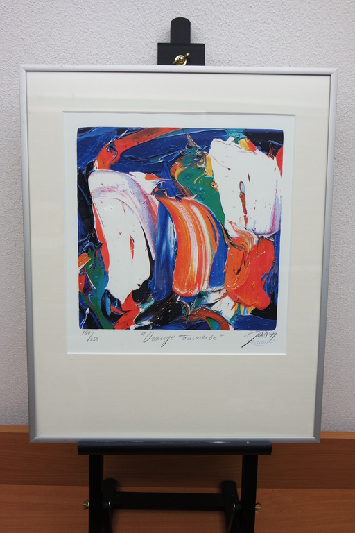 Johannes Adrianus Smit  (1945-2002) - zeefdruk handgesigneerd - verkocht voor € 65!