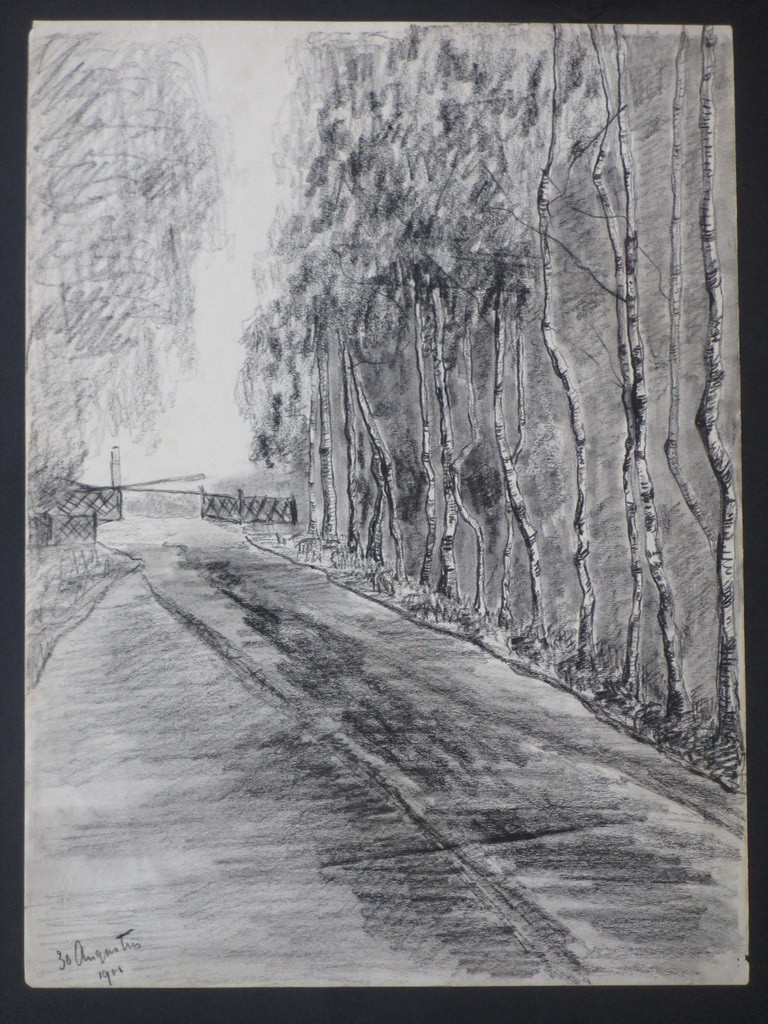 Antoinette van Hoytema, Bomenlaantje, Tekening kopen? Bied vanaf 1!