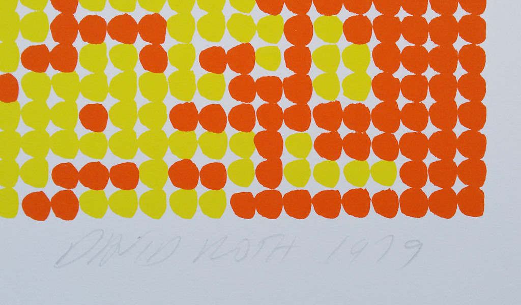 David Roth - Abtracte voorstelling, zeefdruk kopen? Bied vanaf 215!