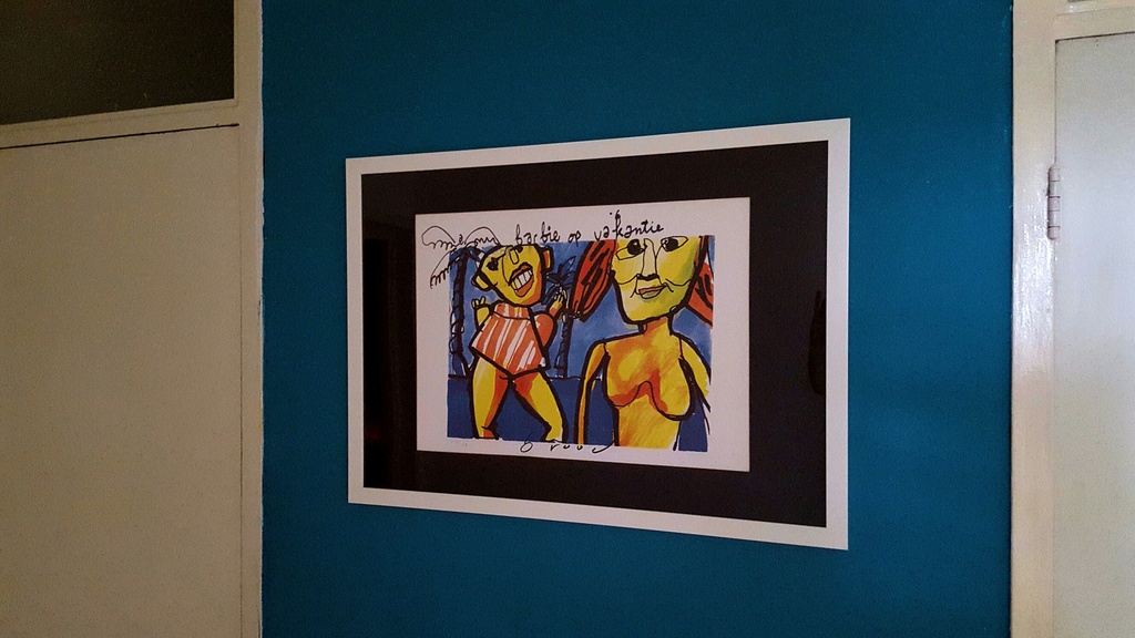 Herman Brood, litho, Barbie op vakantie kopen? Bied vanaf 175!