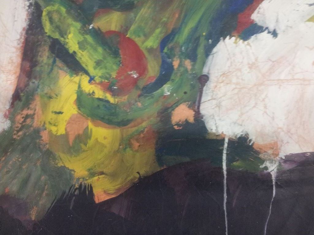 Peter Klashorst - Zeldzaam Vroeg Werk - I'm Ready - Gedateerd 1981 - Gemende Techniek / Maroufle op Paneel kopen? Bied vanaf 100!