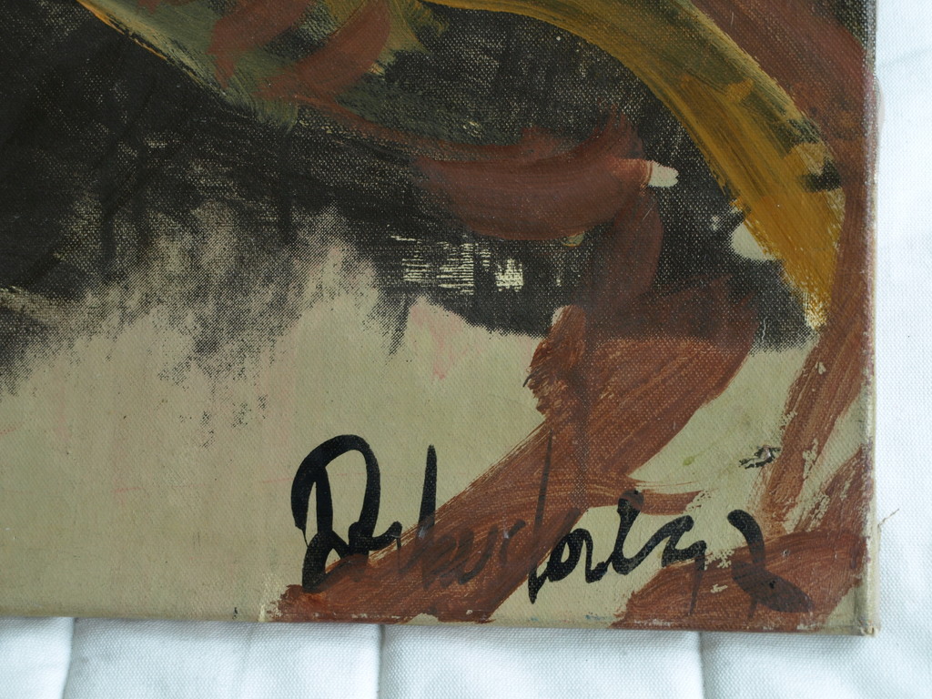 Onduidelijke signaturen : Acrylverf op doek , NAAKTE VROUW – 2000 kopen? Bied vanaf 50!