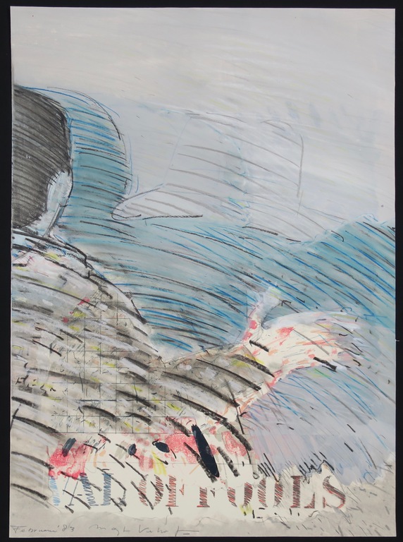 Marijke Verhoef: Gemengde techniek o.a. gouache op papier, (...) Fools kopen? Bied vanaf 1!
