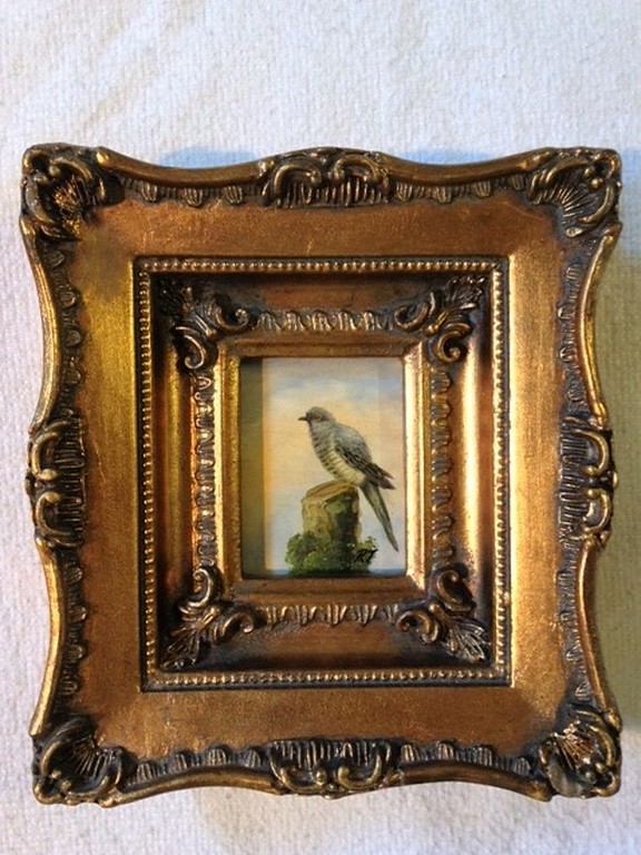 Onbekende kunstenaar, olieverf op paneel, pendant 2 vogels kopen? Bied vanaf 50!