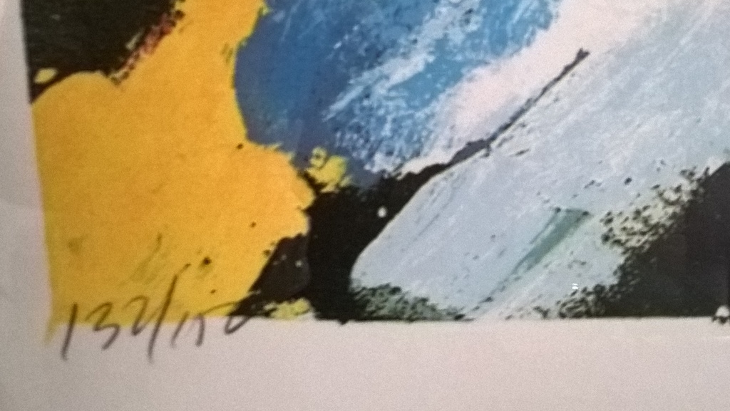 Jan Cremer - Blue Mountain Blue en Red Mountain red - 2 gesigneerde zeefdrukken  kopen? Bied vanaf 775!