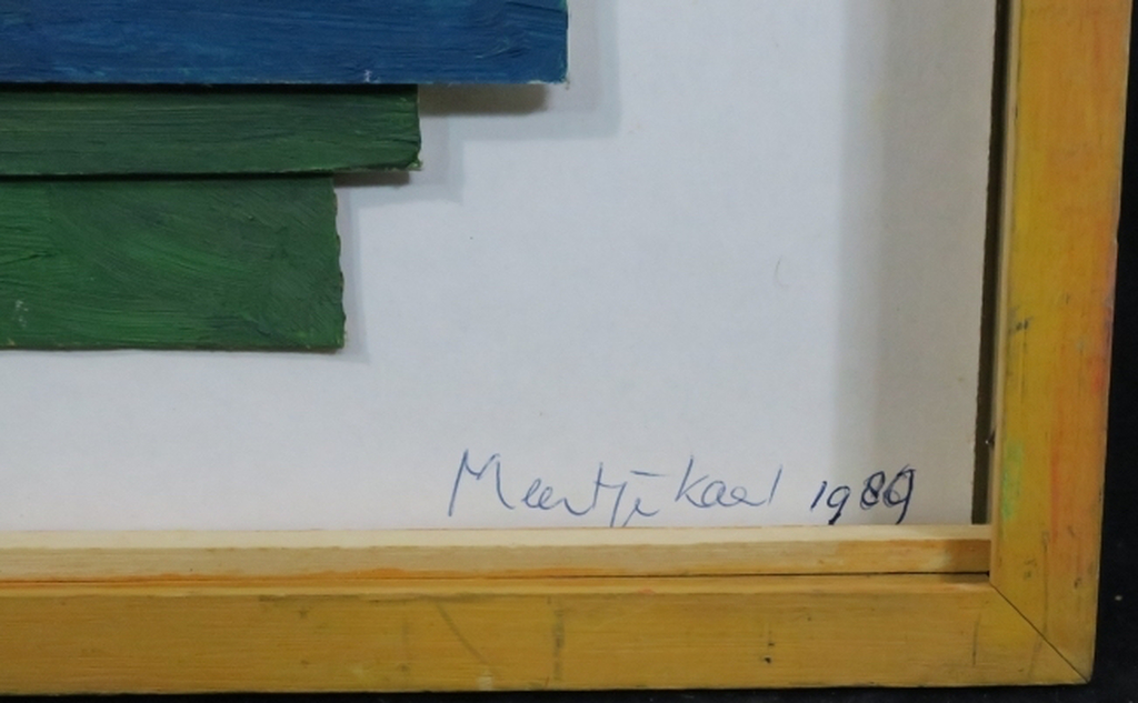 Meertje Kaal: Acryl op karton, Portret - Ingelijst kopen? Bied vanaf 1!