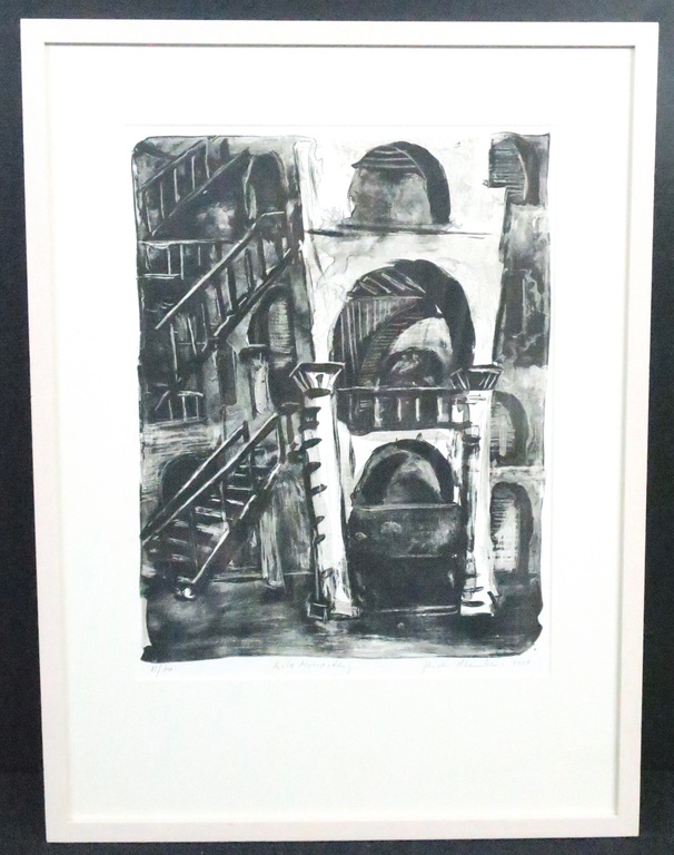 Jeroen Hermkens: Litho, Rila Monastery - Ingelijst kopen? Bied vanaf 70!